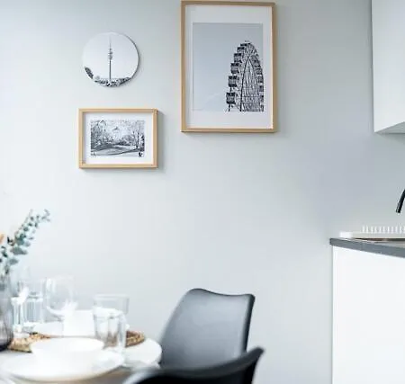 Apartmán 3 Modern For 6 Bogenhausen Near Messe Mnichov